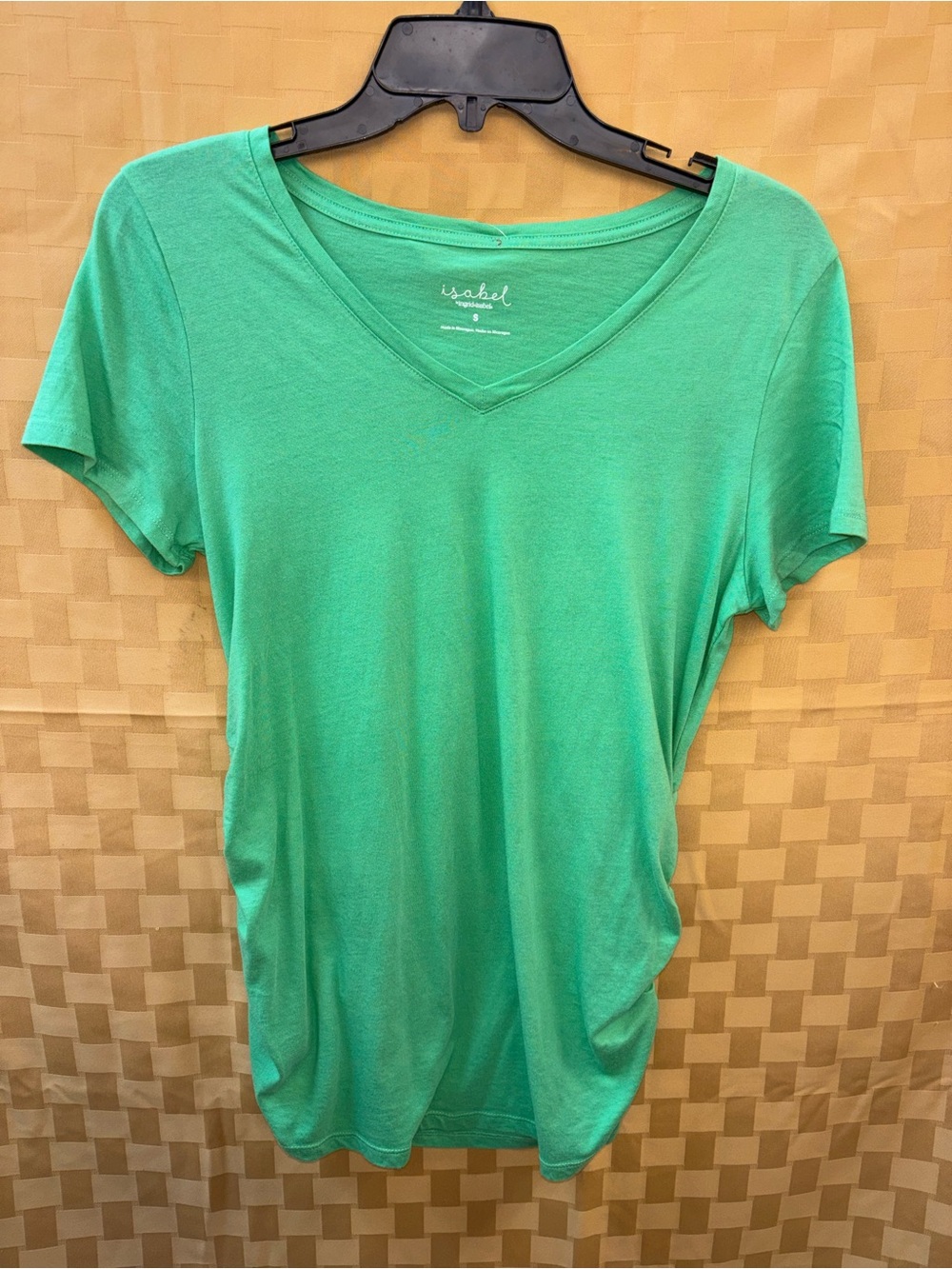 Isabel Maternity by Ingrid & Isabel V-Neck Tee in Mint